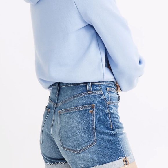 Madewell High-Rise Button-Front Edition Burke Wash Short - 28 - Picture 7 of 7